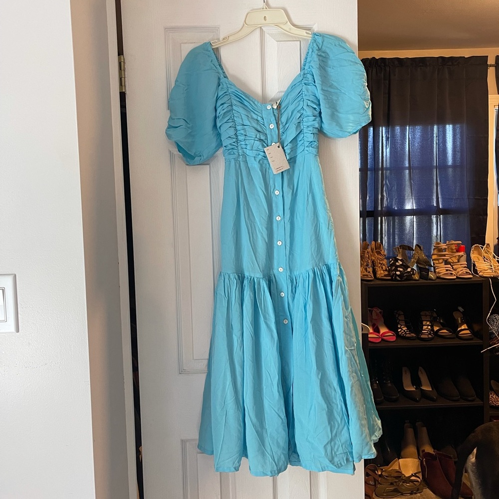 Blue dress
